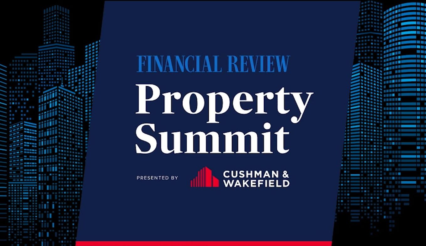 Andrew Schwartz speaks at the AFR's Property Summit
